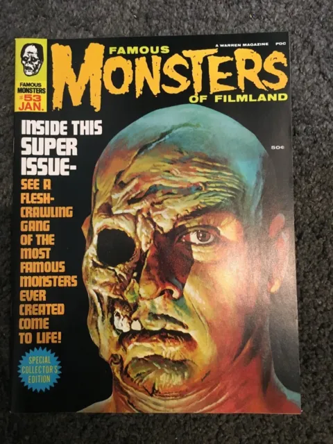 Horror Monsters Famous Magazine Book Movie Original Program Book Sci-fi Retro NM