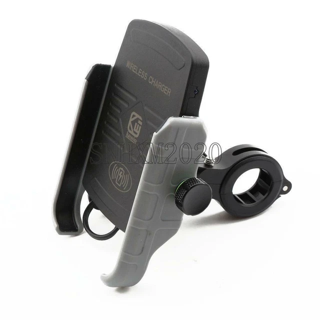 Motorcycle 15W Cell Phone Holder Wireless USB Charger For Smartphone