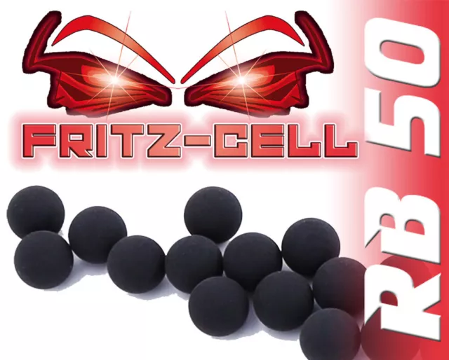 200 x Rubberballs Cal.50 Gummigeschosse Fritz-Cell kompatibel mit T4E HDR50 / HD