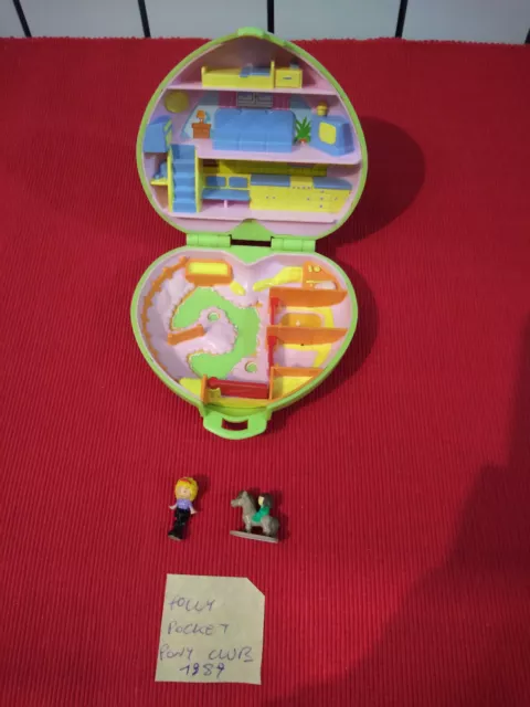 COMPLETO Polly Pocket Pony Club - Bluebird 1989