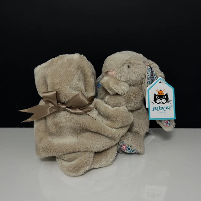 JELLYCAT BLOSSOM BEIGE Bunny Rabbit Soft Plush Toy Baby Blanket