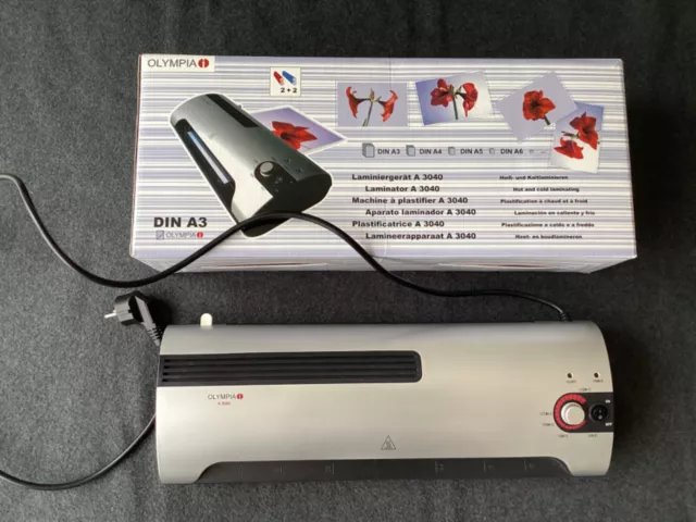 Laminiergerät Laminator A3040 Olympia DIN A3 A4 A5 A6 Originalverpackt neuwertig