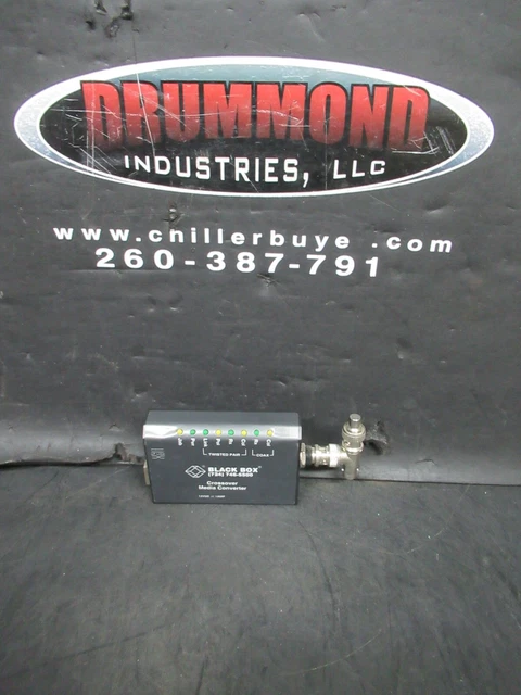 Black Box Crossover Media Converter Le1502A 12 Vdc @ 1 Amp **Warranty**