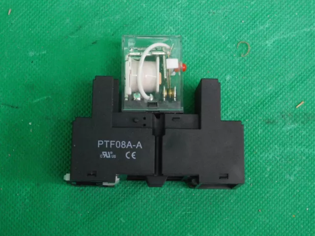 10 Pieces Each Omron Relay Socket with Cit Relay J1512CT24VAC1.2GT