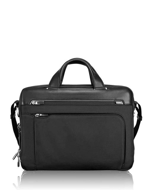 NEW TUMI 'Arrive' Black  Sawyer Briefcase - 255002D2 $745