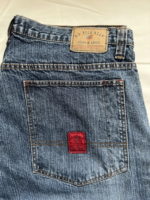 Men’s US Polo Assn Carpenter Jean Blue Denim Pants 90s Y2K Sz 40x32