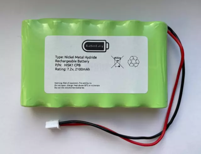 Paquete de baterías de alarma recargable extendida Honeywell Response GlobalGuard HISK1