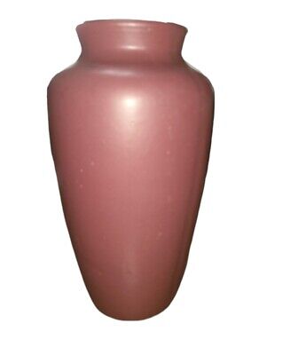 Zainsvill Pottery Arts & Crafts 12 " Pottery Matte Rose Vase 37 Blister C-Pics
