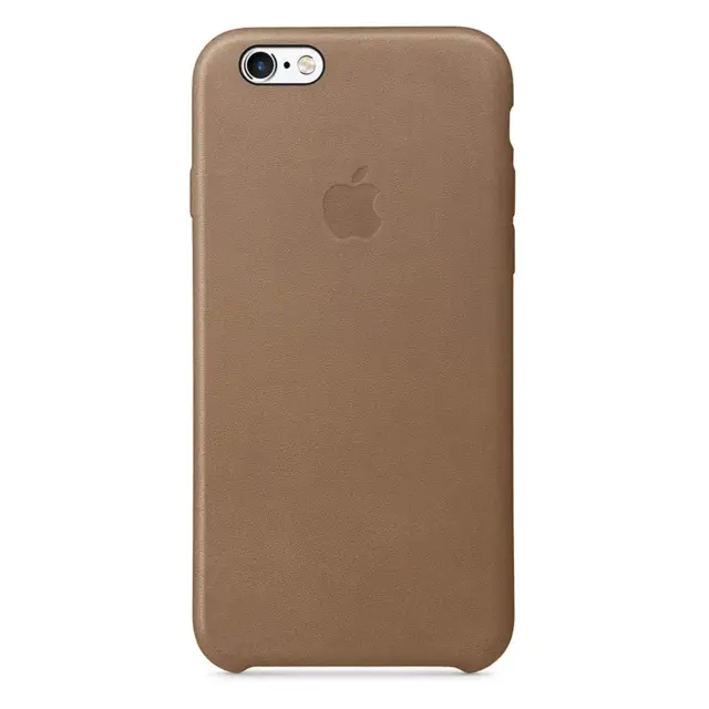 NEW Genuine Apple Cover for iPhone 6S Plus Original in Leather, Brown
