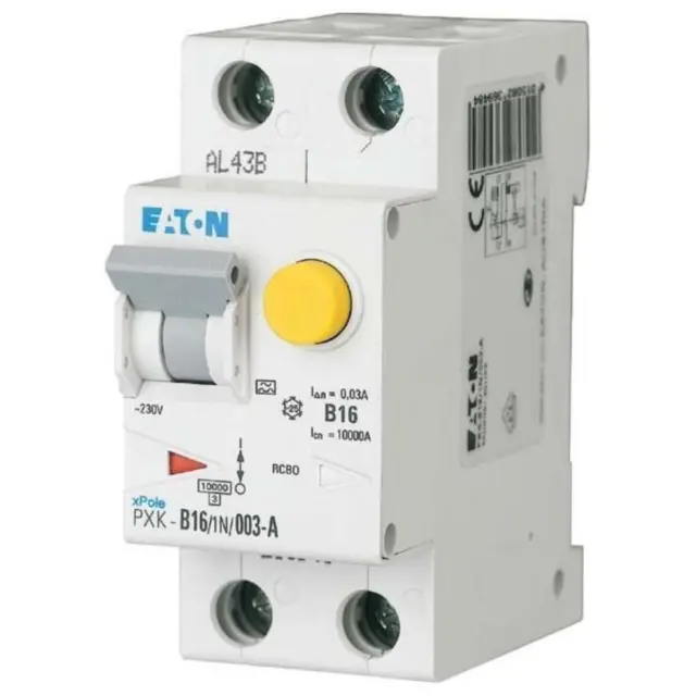Interruttore combinato Eaton FI/LS PXK-C16/1N/003-A IP20 interruttore protezione linea 236964