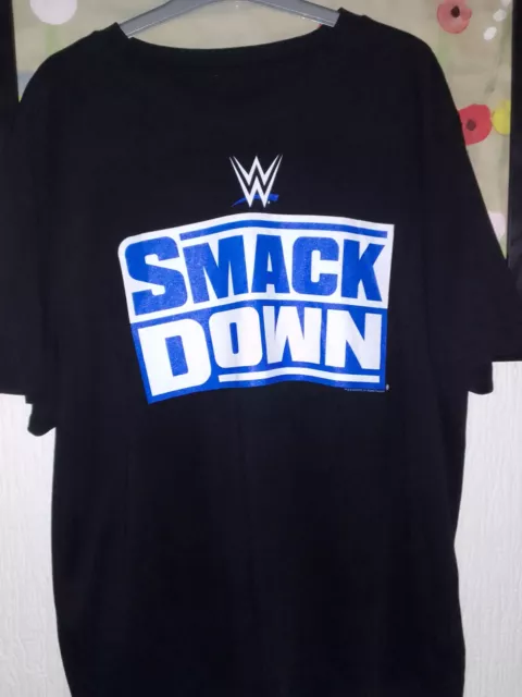 Wwe Smack down T Shirt Black. Xxl