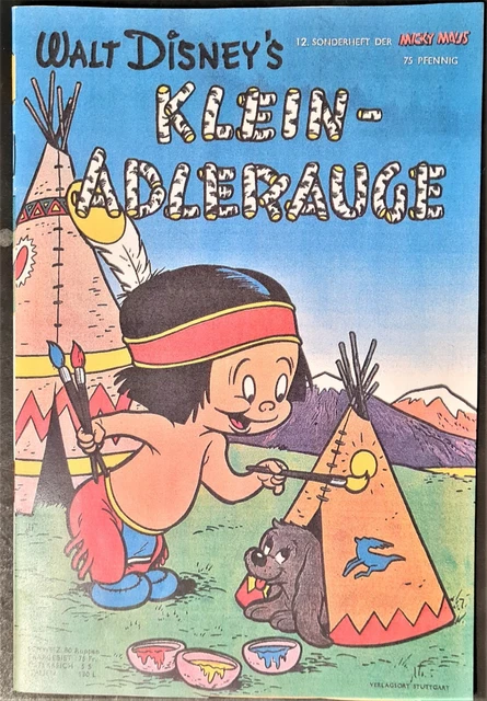 Micky Maus Sonderheft Comic Heft Nr.16  50 er Jahre Ehapa Restaurie (384)