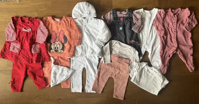 Baby Girls Clothes Bundle 0-3 Months x14 Dress Jumper Trousers Coat Baby Grow