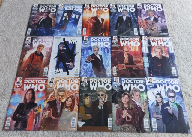Doctor Who 12th Twelfth Doctor Year Two 1-15 Titan (2016) Complete run Cover B