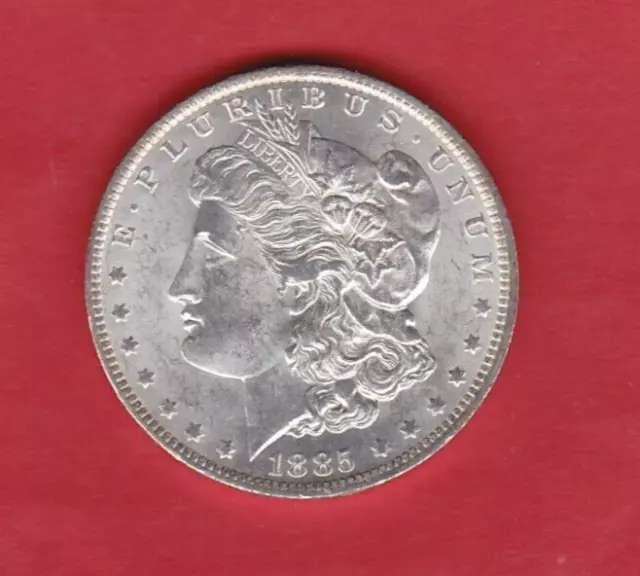 Usa 1885 O New Orleans Silver Morgan Dollar Coin In Near Mint Condition.