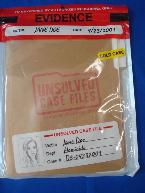 SEALED NEW UNSOLVED Case Files Cold Case Murder Mystery Game HARMONY