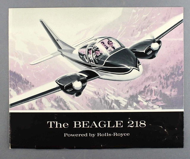Beagle B218 Manufacturers Sales Brochure Cutaway Vintage