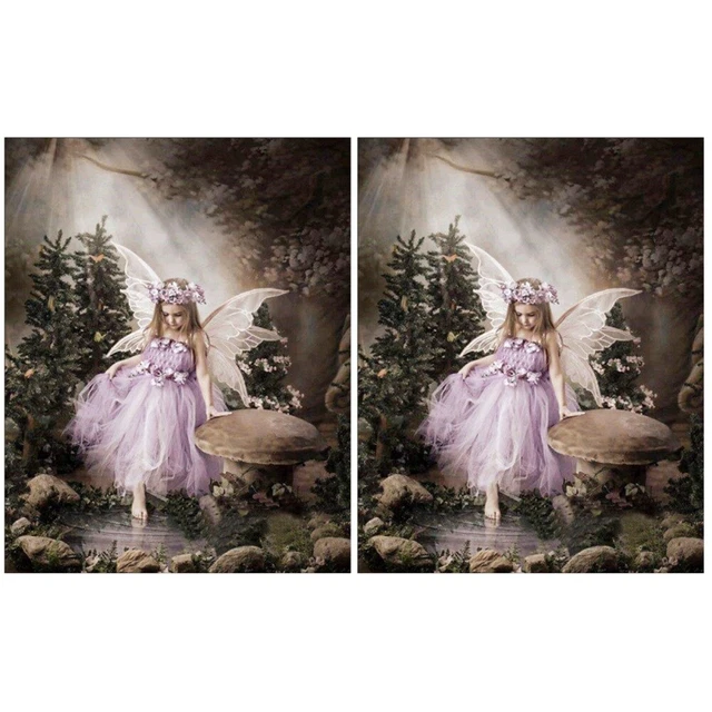 2 stücke Perlen Malerei Mädchen Muster Malerei by Diamond Cross Stitch Kit