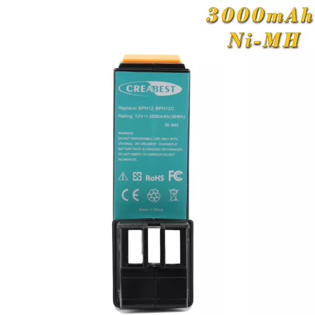 12V 3.0Ah Ni-MH Batteria per Festool CCD12 FS1224 C12GG BPH12C CCD12ES CDD12MH