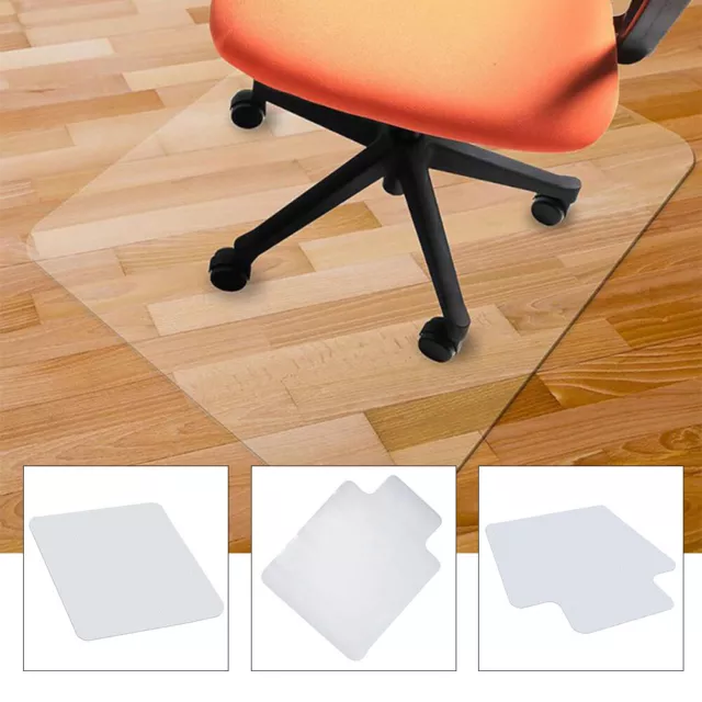 Chairmat Non Slip Office Chair Desk Mat Floor Computer Carpet Protector PVC Home