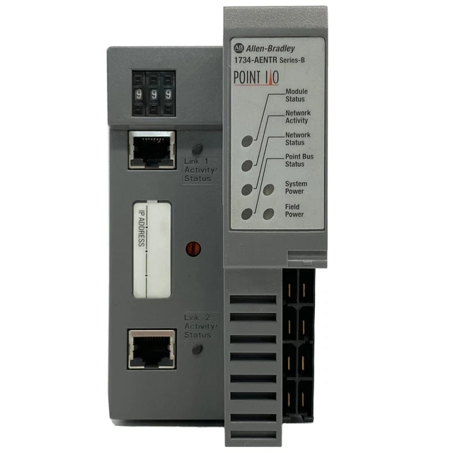 Allen Bradley 1734-AENTR Punto I/O Ethernet IP Serie B 10-28VDC USA Seller