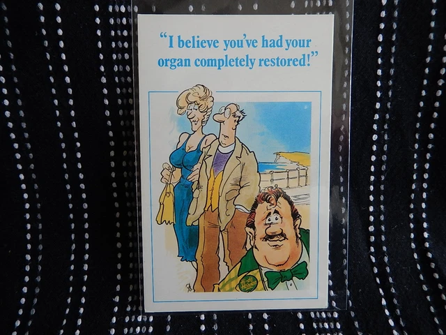 NEW: Old Stock, Hi-de-Heineken Postcard, , Organs been Restored GC, 1980s
