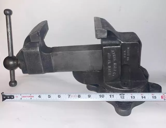 Grandfather's  Athol 1930s bench vise