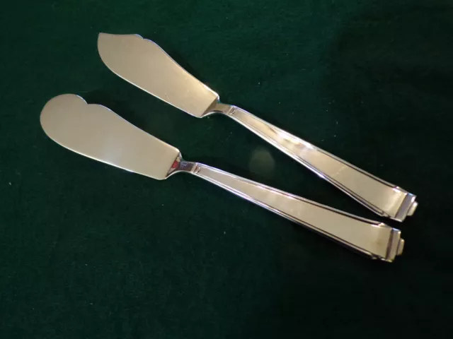 Robbe & Berking ART DECO Vorleger Butter- und Käsebesteck Silber 150er TOP !