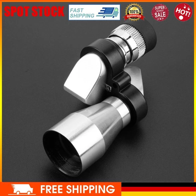 8x20 Mini Corner Binoculars HD Pocket Monocular Outdoor Telescope (Silver)