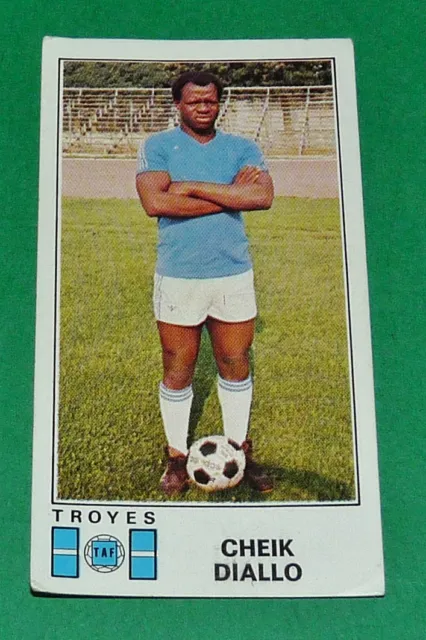 N°345 Sheik Dial Troyes Aube Taf Panini Football 77 1976-1977