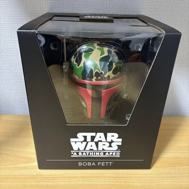 BAPE X STAR WARS Baby Milo VCD BOBA FETT Figura Medicom Juguete