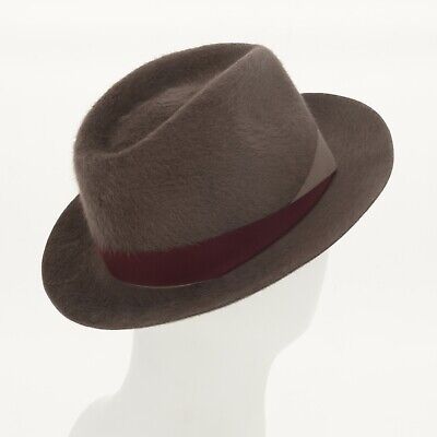 Borsalino Fedora Melousine Cannete raw hat 62 cm - US 7 3/4 - UK 7 5/8 NEW