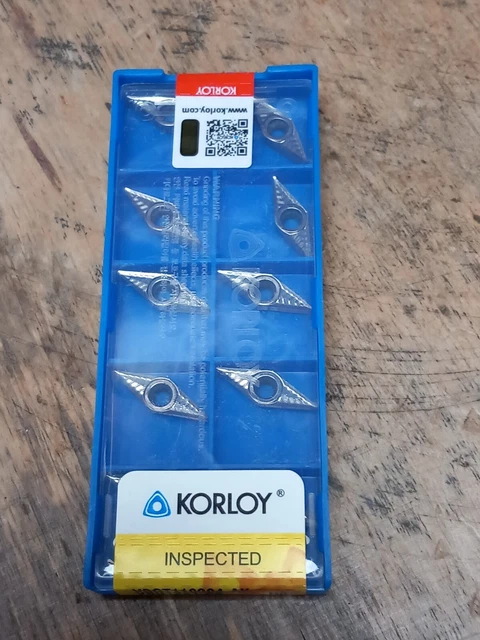 10 Korloy VBGT 110304-AK H01 ALUMINIUM