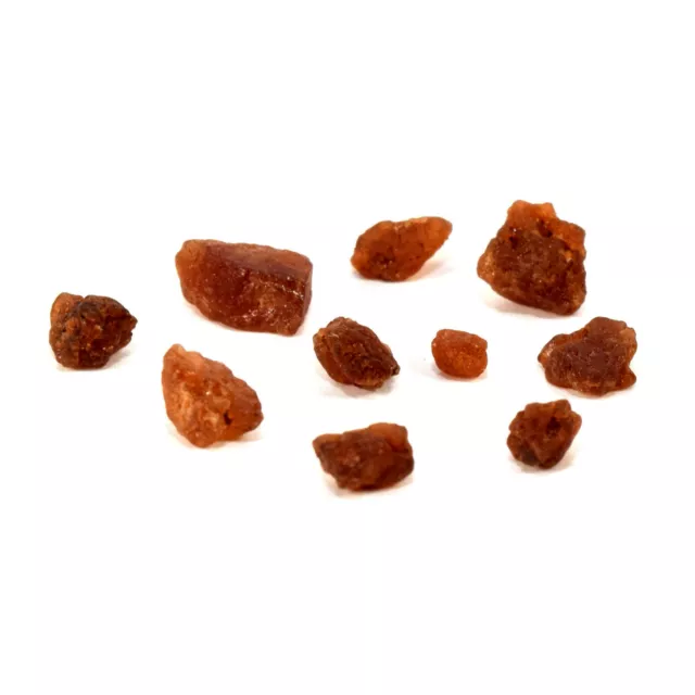 10 PIEZAS cabina de piedras preciosas de cristal natural áspero granate naranja de 14 quilates - África 2