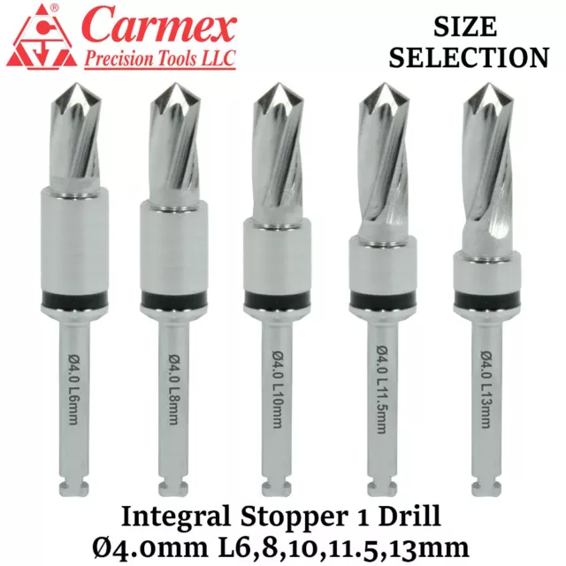 1x Carmex Dental Implant Surgical Integral Stopper Drill Irrigation Ø4.0mm