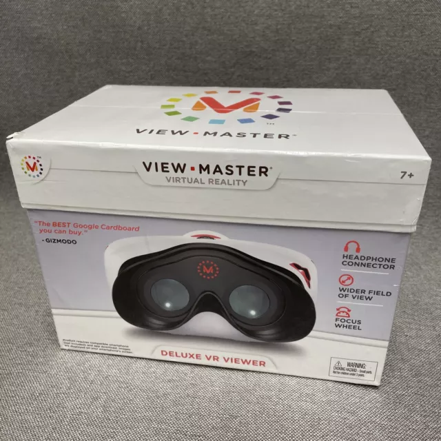 MATTEL VIEW MASTER Virtual Reality Deluxe VR Viewer 2016 White & Red Sealed Box