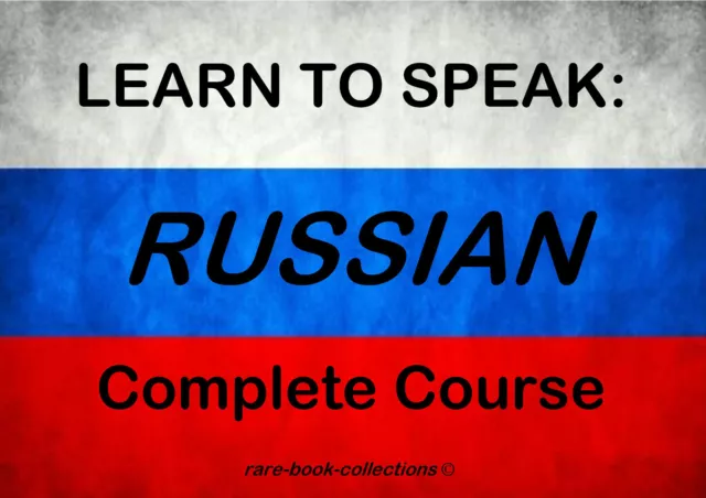 Learn Russian Fast - Spoken Language Course - 4 Books & 4.5 Hrs Audio Mp3 On Dvd