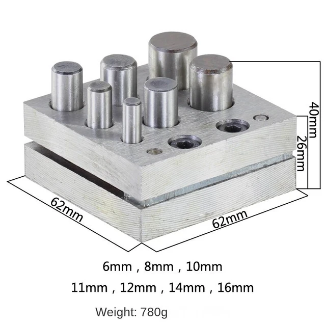 Disc Cutter Punch Set Metal Circle round mold Cutting Punching jewelry