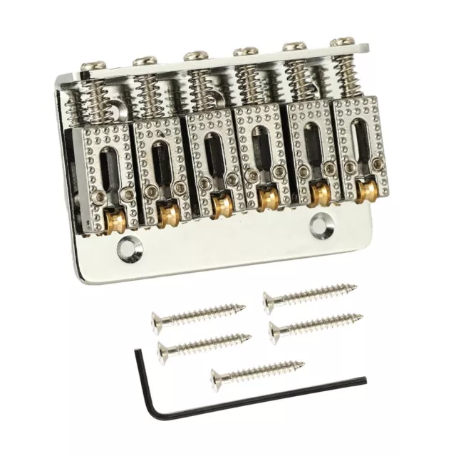 Enhance Your Playing with this 6 String Hardtail Bridge for Electric Guitar