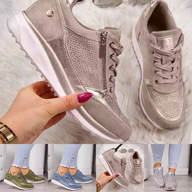 Haute Qualité Femmes Sneakers SPORTS Chaussures Plein Course 1 Paire Décontracté