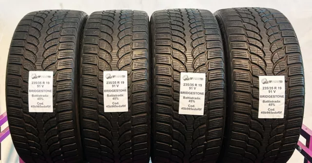 GEBRAUCHTER REIFEN BRIDGESTONE BLIZZAK LM-32 235/35 R19 91V Invernali