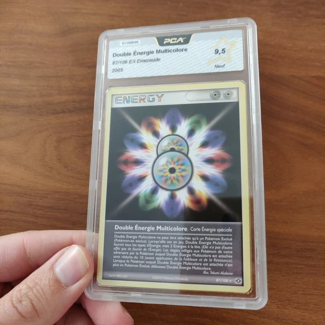 Pokemon Rare Double énergie EX Émeraude 2005 MINT PCA 9.5 87/106 PSA Langue FR