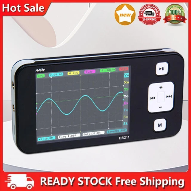 Digital Mini Handheld Oscilloscope with Probe 1 Channel for Car Circuit Repair