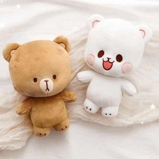 Milk And Mocha Bear Plush Doll Cute Soft Stuffed Dolls For Kid Birthday Gift AU