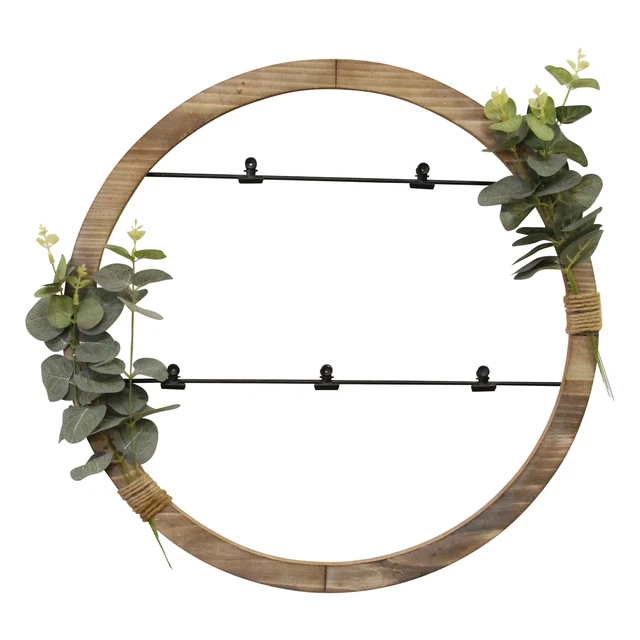 Stratton Home Decor Eucalyptus Photo Holder Wall Dcor