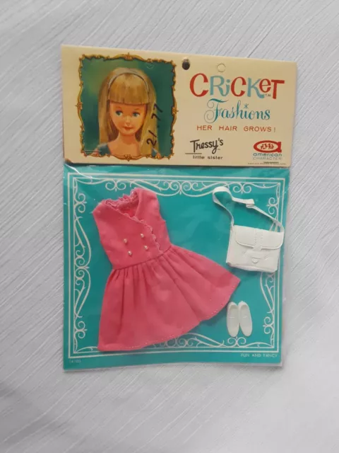 Vintage Cricket Outfit Tressy's Little Sister "Fun & Fancy" In Package Old Stock