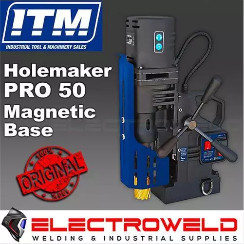 HOLEMAKER PRO 50 Magnetic Base Drill Hole Annular Cutter Steel Drilling, HMPRO50