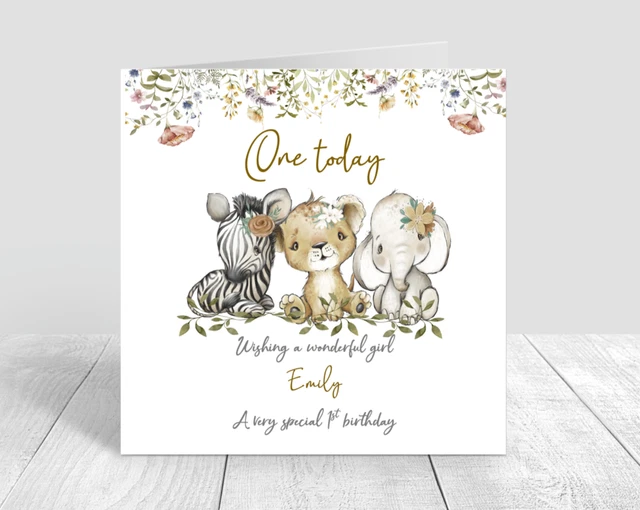 1° Biglietto Di Compleanno Personalizzato Figlia Figlio - Foto 10