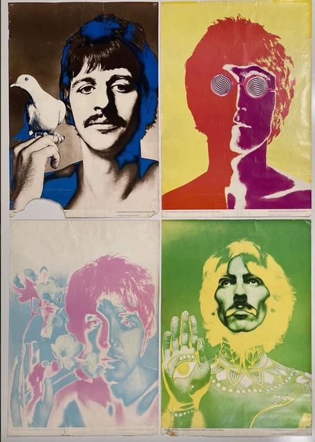 Replica Fotografica Beatles Stampa Fotografica Replica Dei Beatles Di Richard Avedon - Formato 8,5x11, Stile Art Déco, Licenziata Poster Beatles Stile Vintage