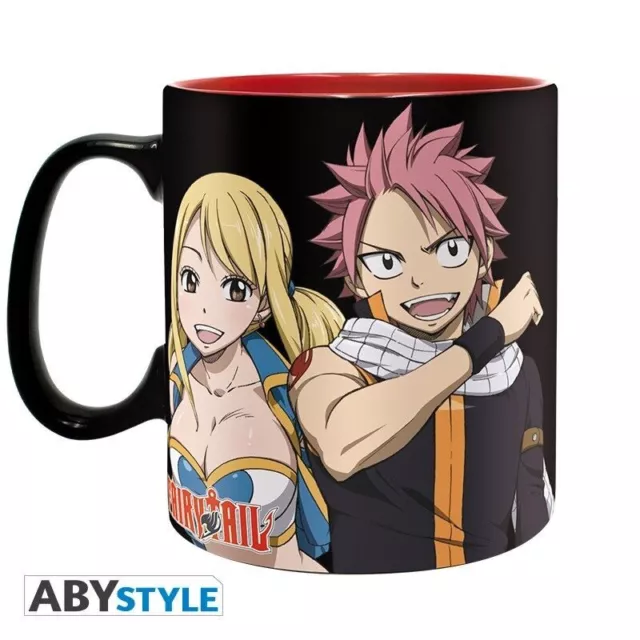 Taza Fairy Tail Natsu y Luci - Porcelana - 460 ml